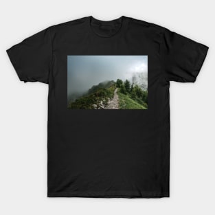 Way through the Fog – Landscape Photography T-Shirt